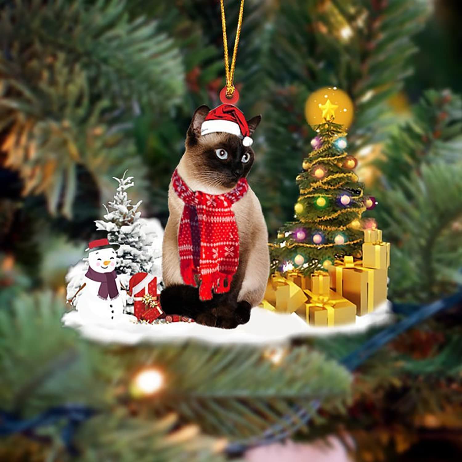 siamese cat ornaments