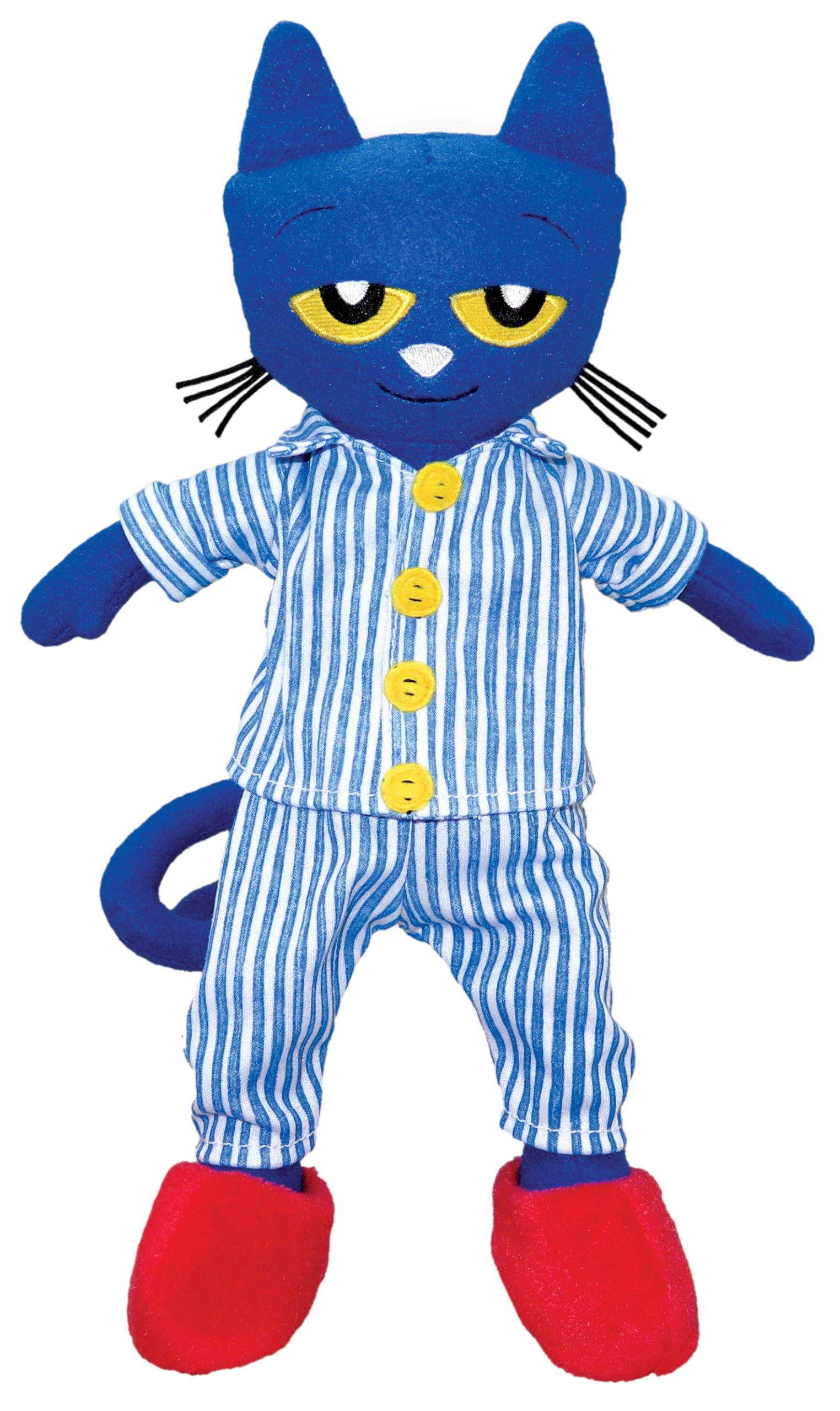 MerryMakers Pete the Cat Plush Doll - 14.5-Inch Blue Stuffed Toy for Kids