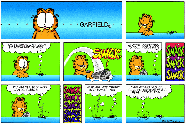 Garfield Comic Strip for April 11, 1998: Read it Here!