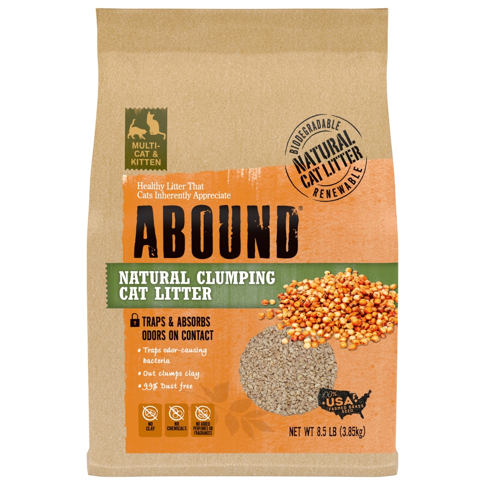 Abound Cat Litter: Natural Clumping Formula for Easy Cleanup and Freshness