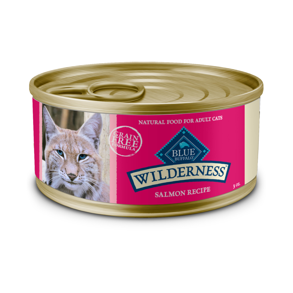 Natural Salmon Canned Cat Food: Grain-Free & High Protein