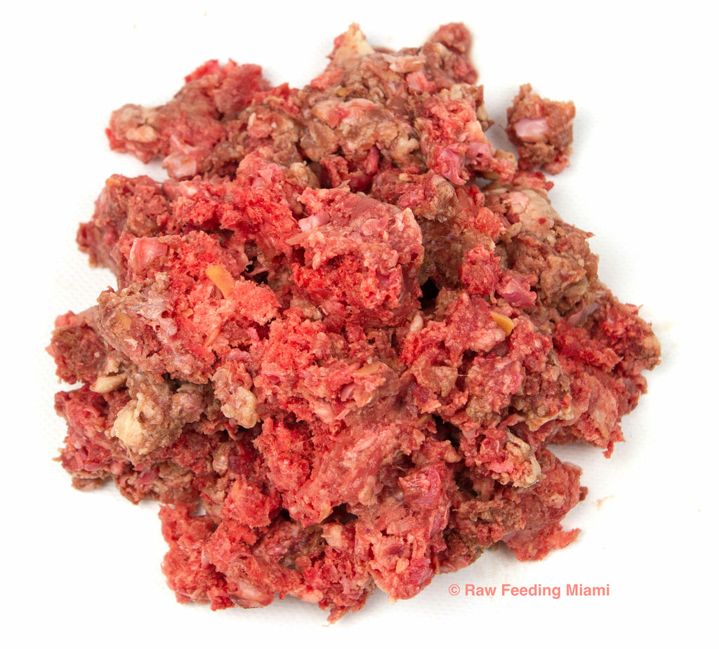 ground chicken bone in dog food