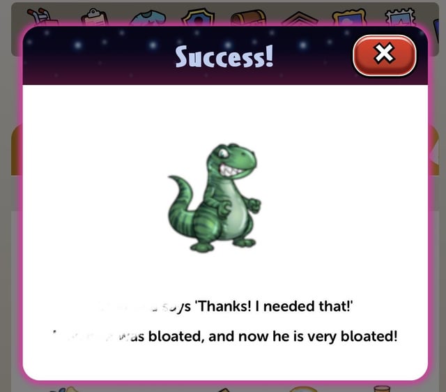 neopets feed a bloated pet