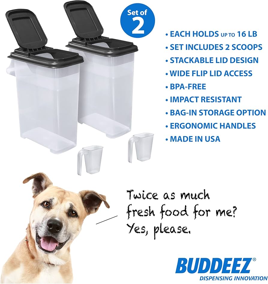 Best Pet Food Storage Solution: Buddeez Dispenser Review