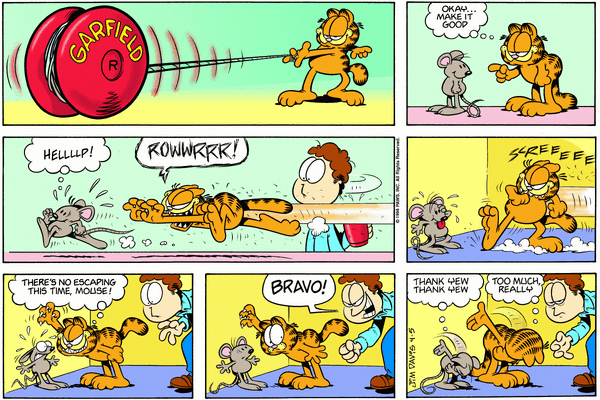 Garfield Comic Strip for April 11, 1998: Read it Here!
