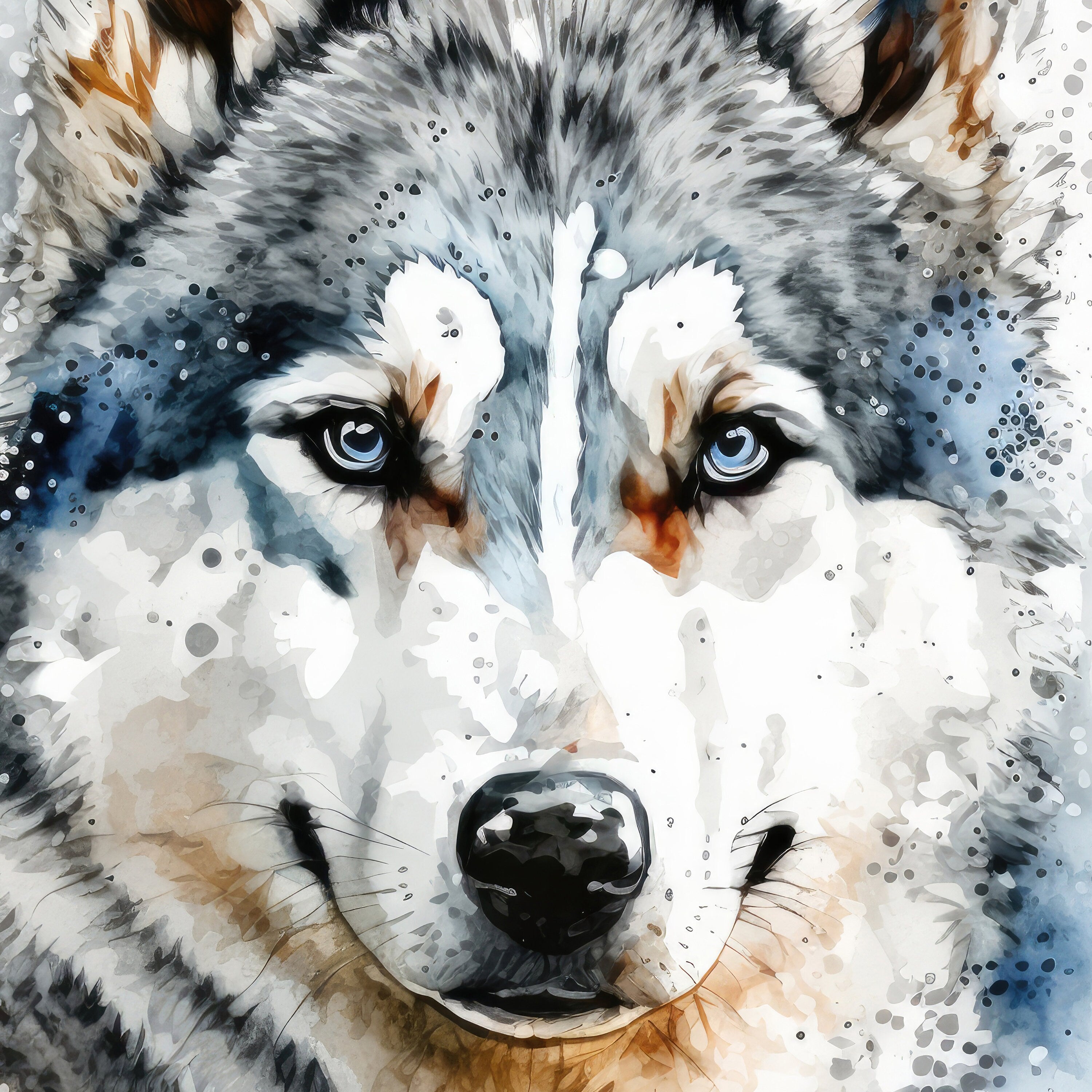 Stunning Siberian Husky Painting Ideas for Dog Lovers