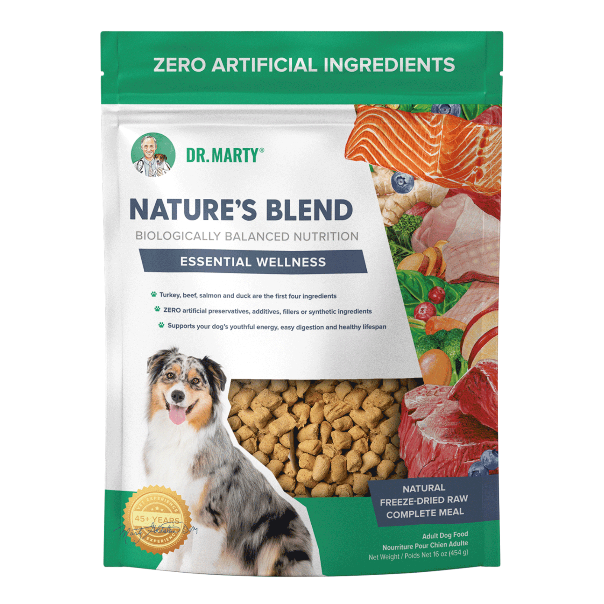 Dr. Marty's Nature's Blend Dog Food: Natural Ingredients for Optimal Dog Health