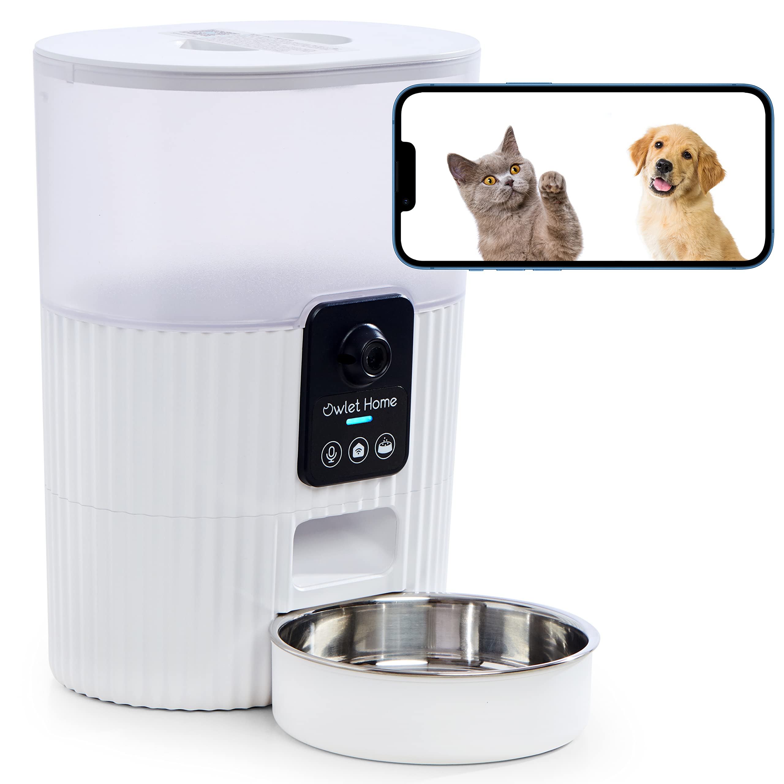 Smart Automatic Pet Feeder with Camera: Stay Connected with Your Pet Anytime
