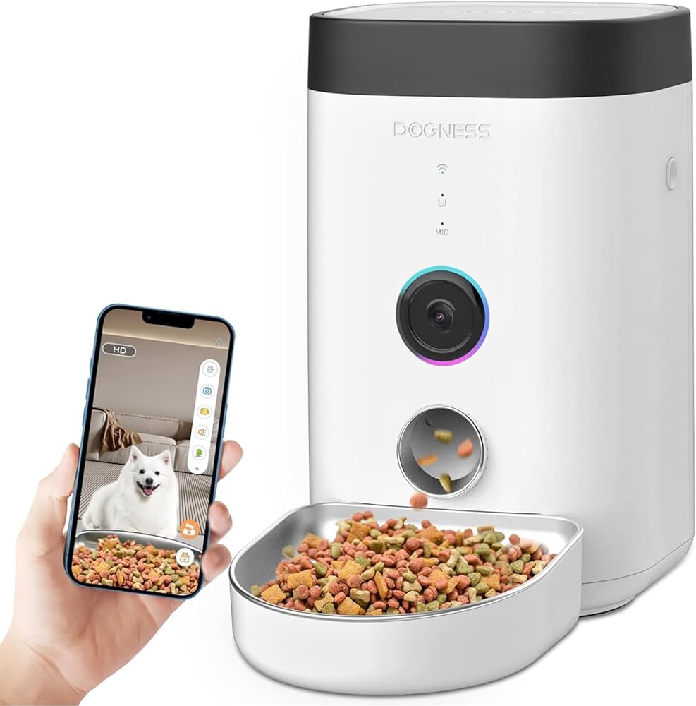 Smart Automatic Pet Feeder with Camera: Stay Connected with Your Pet Anytime