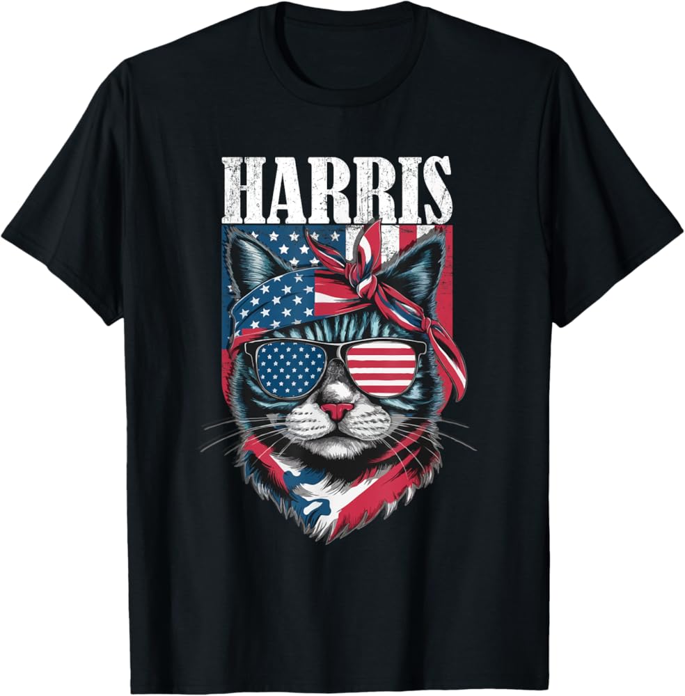 Buy Kamala Cat Shirt - Perfect T-Shirt for Cat Lovers and Kamala Supporters
