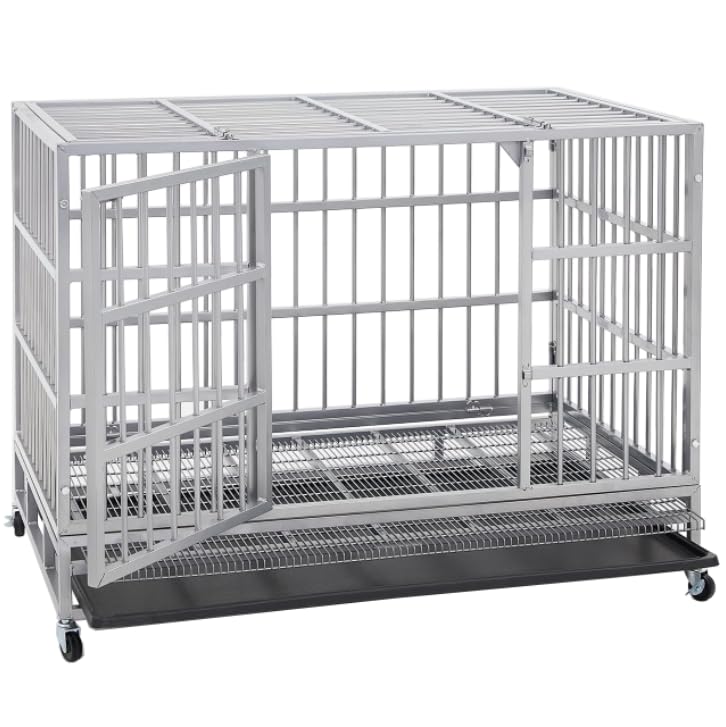 Extra Large Heavy Duty Dog Crate: Escape-Proof Kennel for XXL Dogs
