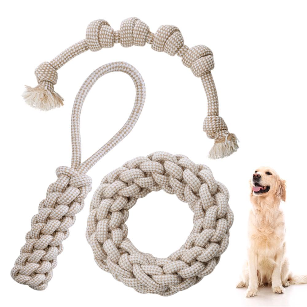 High-Quality Rope for Dogs: Cotton, Tough & Ideal for All Dog Sizes