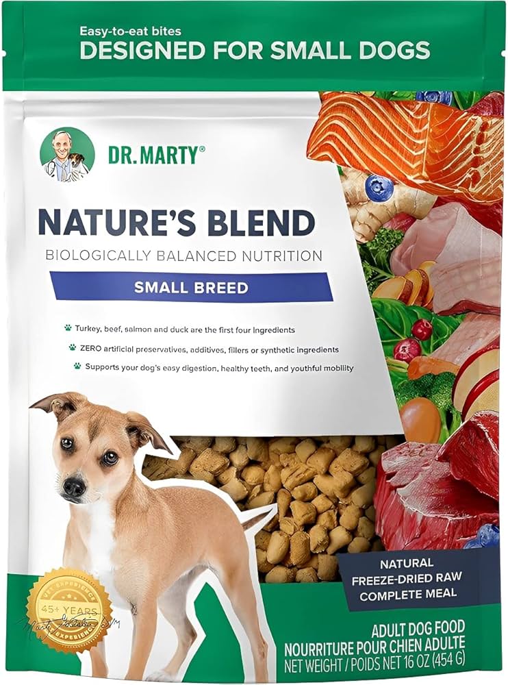 Dr. Marty's Nature's Blend Dog Food: Natural Ingredients for Optimal Dog Health