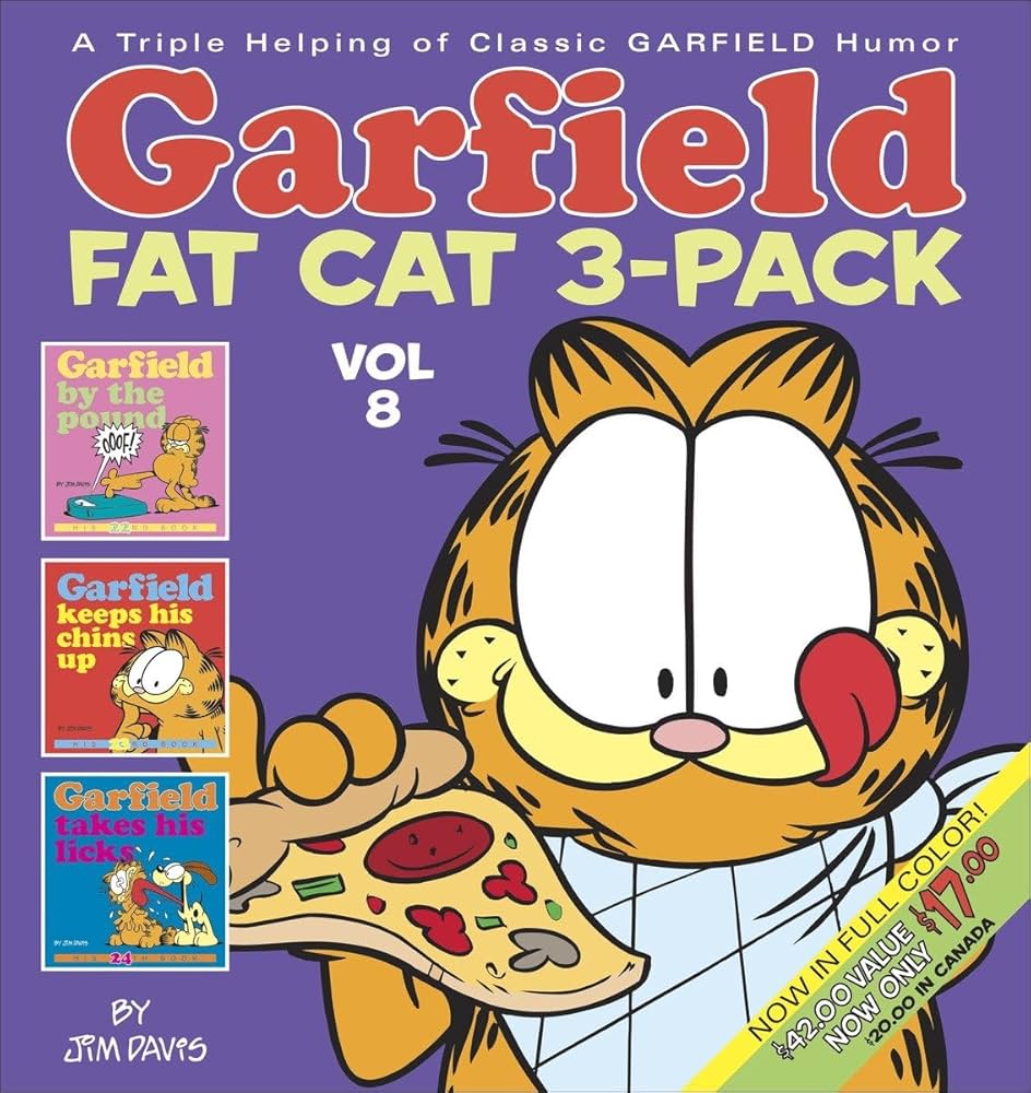 Garfield Fat Cat Books: Hilarious Adventures of the Grumpy Orange Tabby