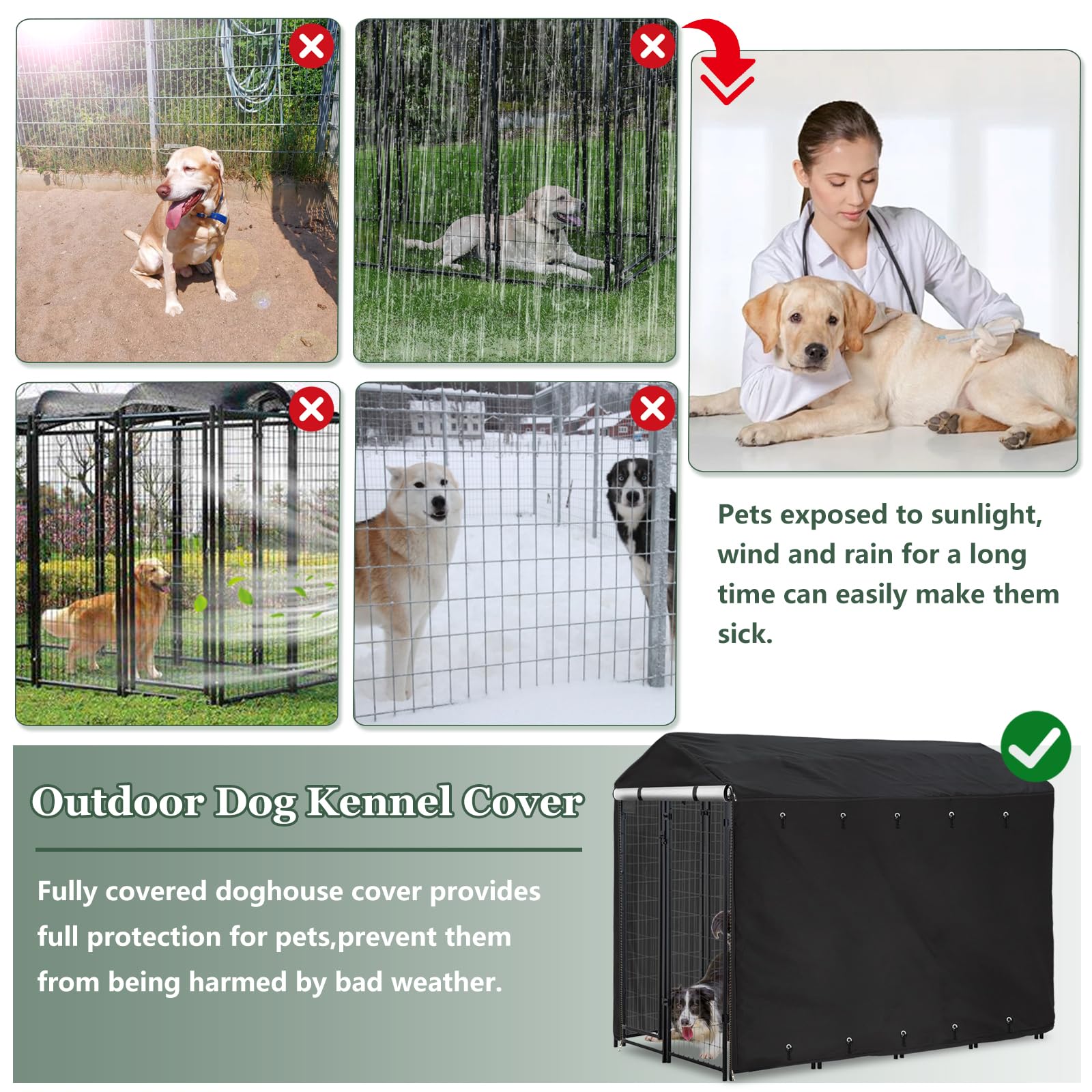 Protect Your Pet with the Perfect Dog Kennel Cover – Shop Now