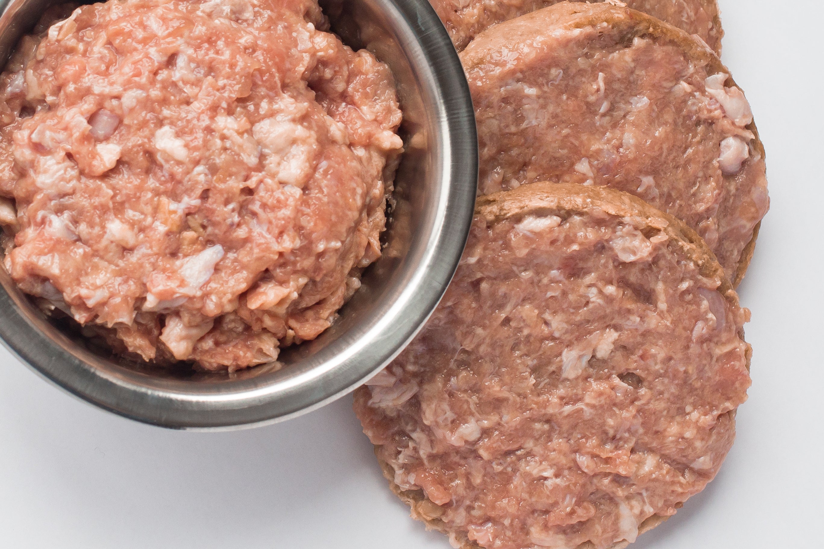 ground chicken bone in dog food