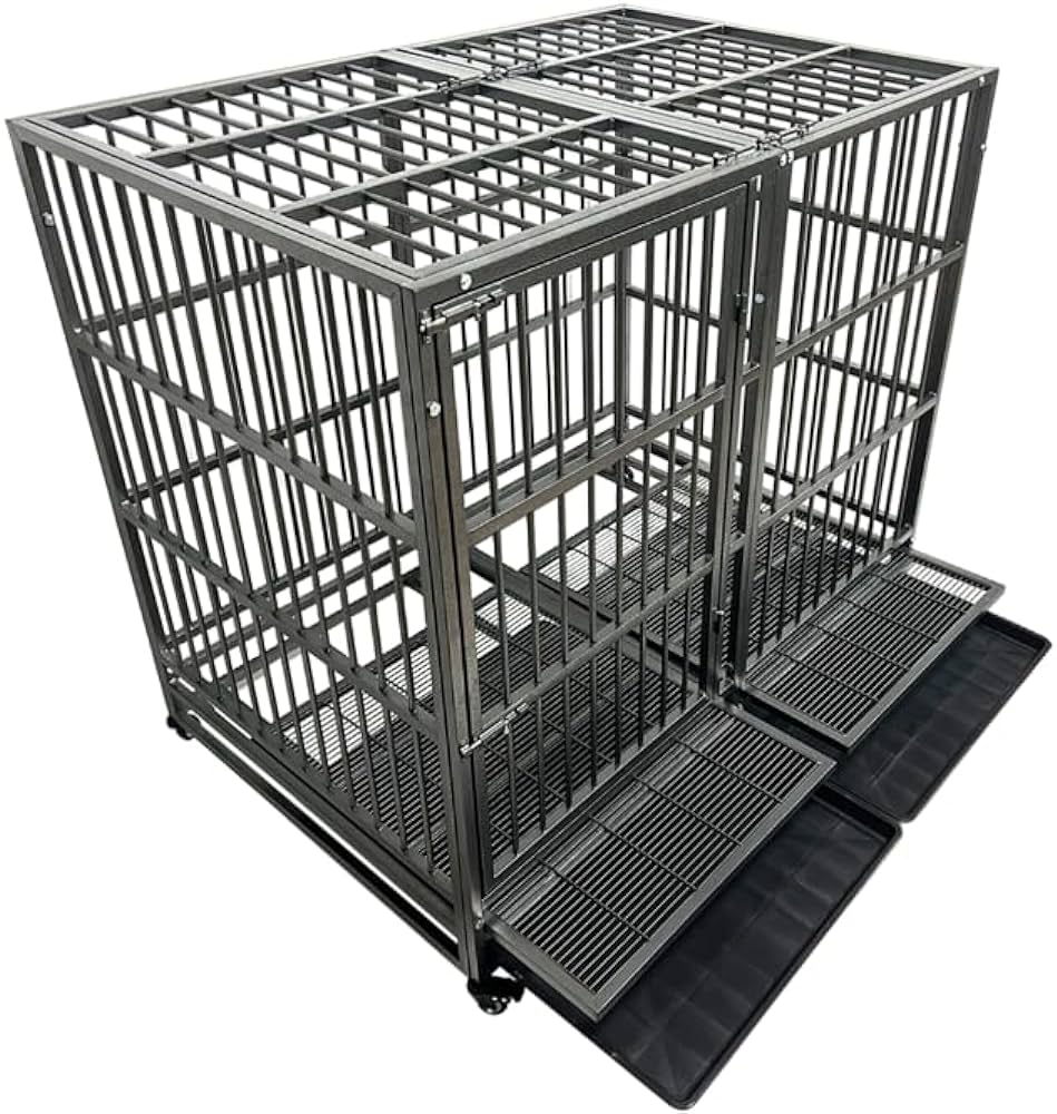 Extra Large Heavy Duty Dog Crate: Escape-Proof Kennel for XXL Dogs