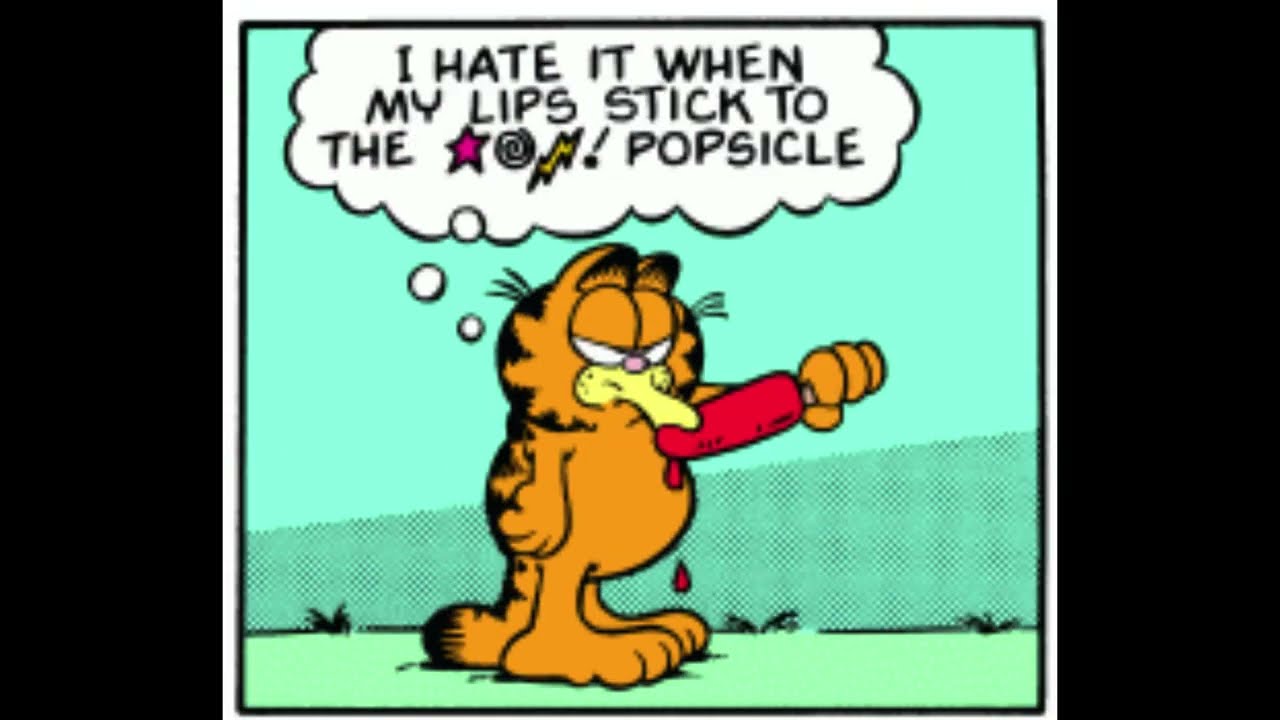 The Funniest Garfield Comics Featuring Bad Words
