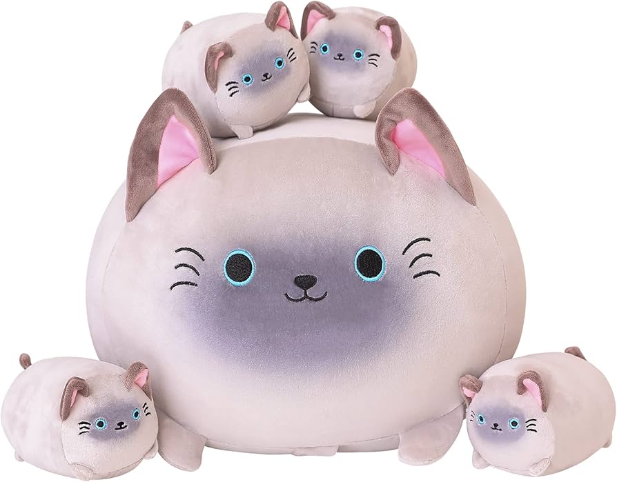 Shop Unique Siamese Cat Stuffed Animals: Soft, Cute & Customizable