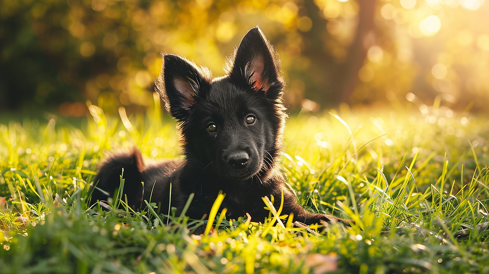 Pure Black German Shepherd Puppies – Rare Beauty and Loyal Protection