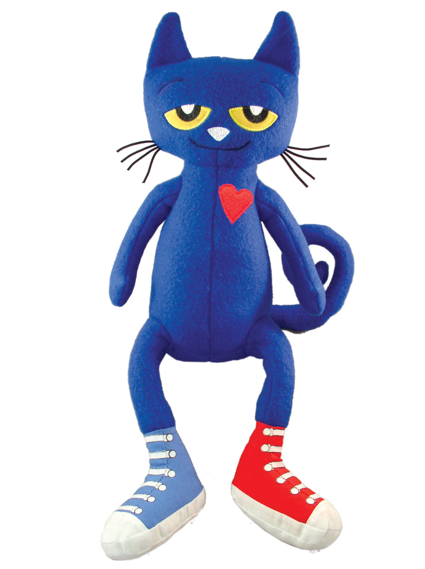 MerryMakers Pete the Cat Plush Doll - 14.5-Inch Blue Stuffed Toy for Kids