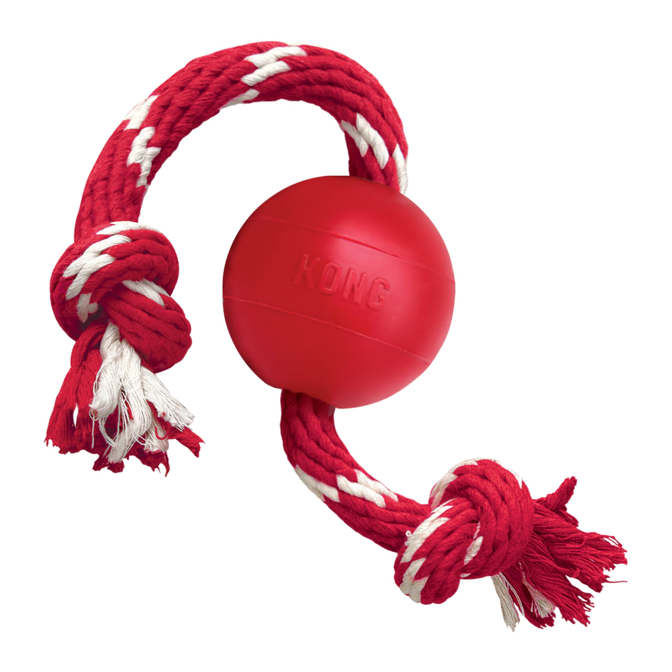 Durable Dog Toy with Ball and Rope - Perfect for Tug and Fetch Play