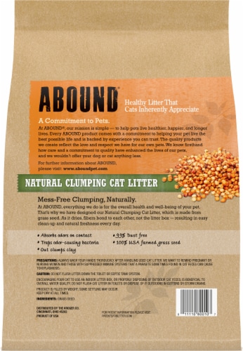 Abound Cat Litter: Natural Clumping Formula for Easy Cleanup and Freshness