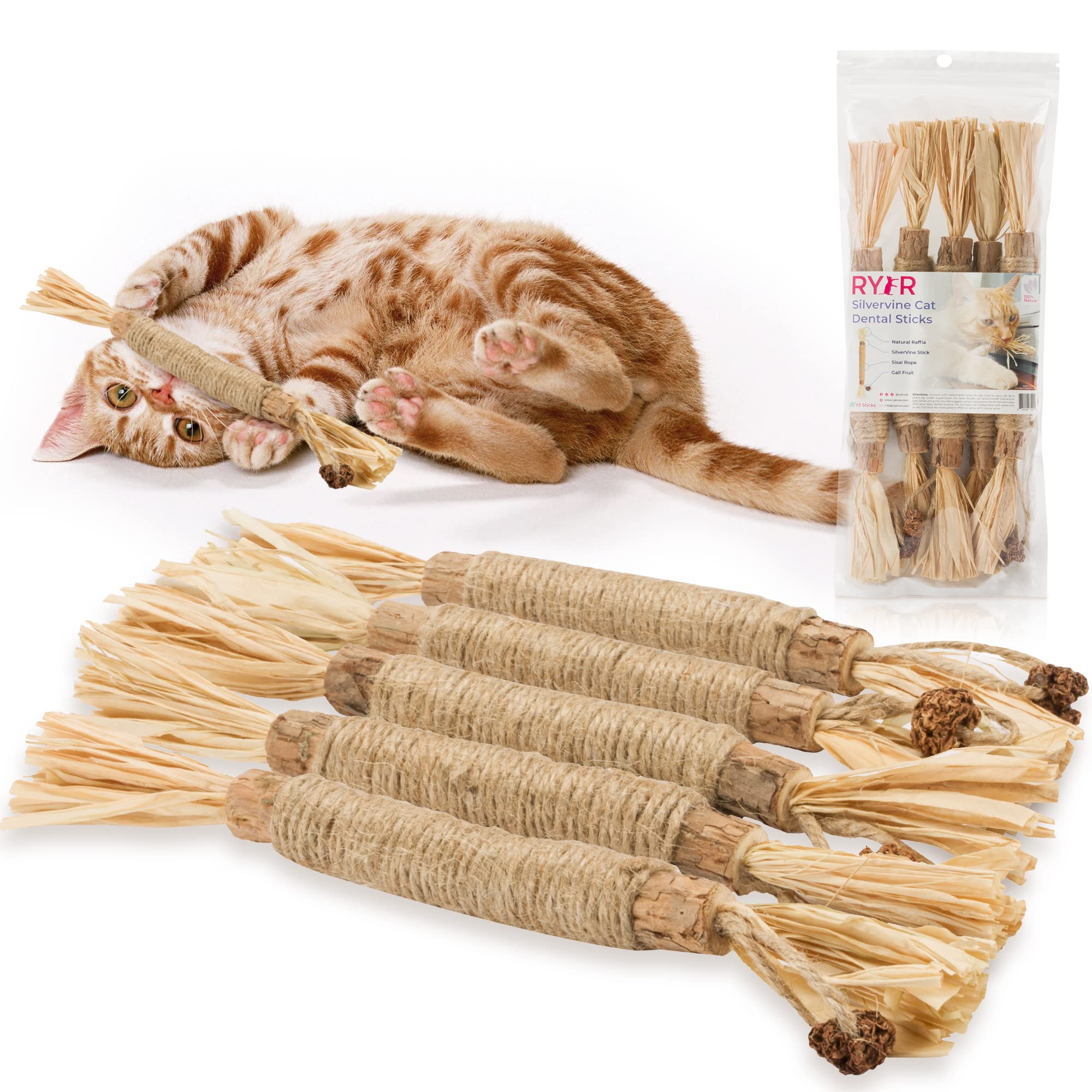 do cats swallow silvervine chew sticks