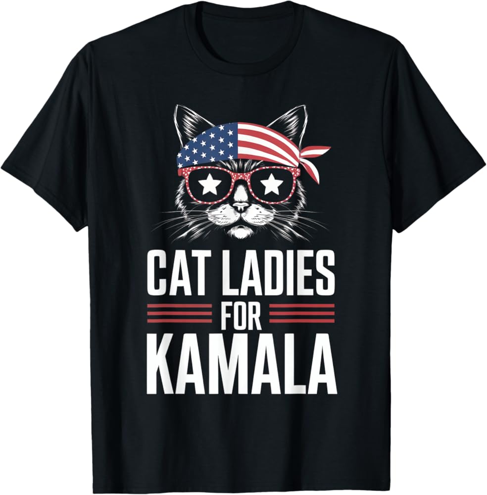 Buy Kamala Cat Shirt - Perfect T-Shirt for Cat Lovers and Kamala Supporters