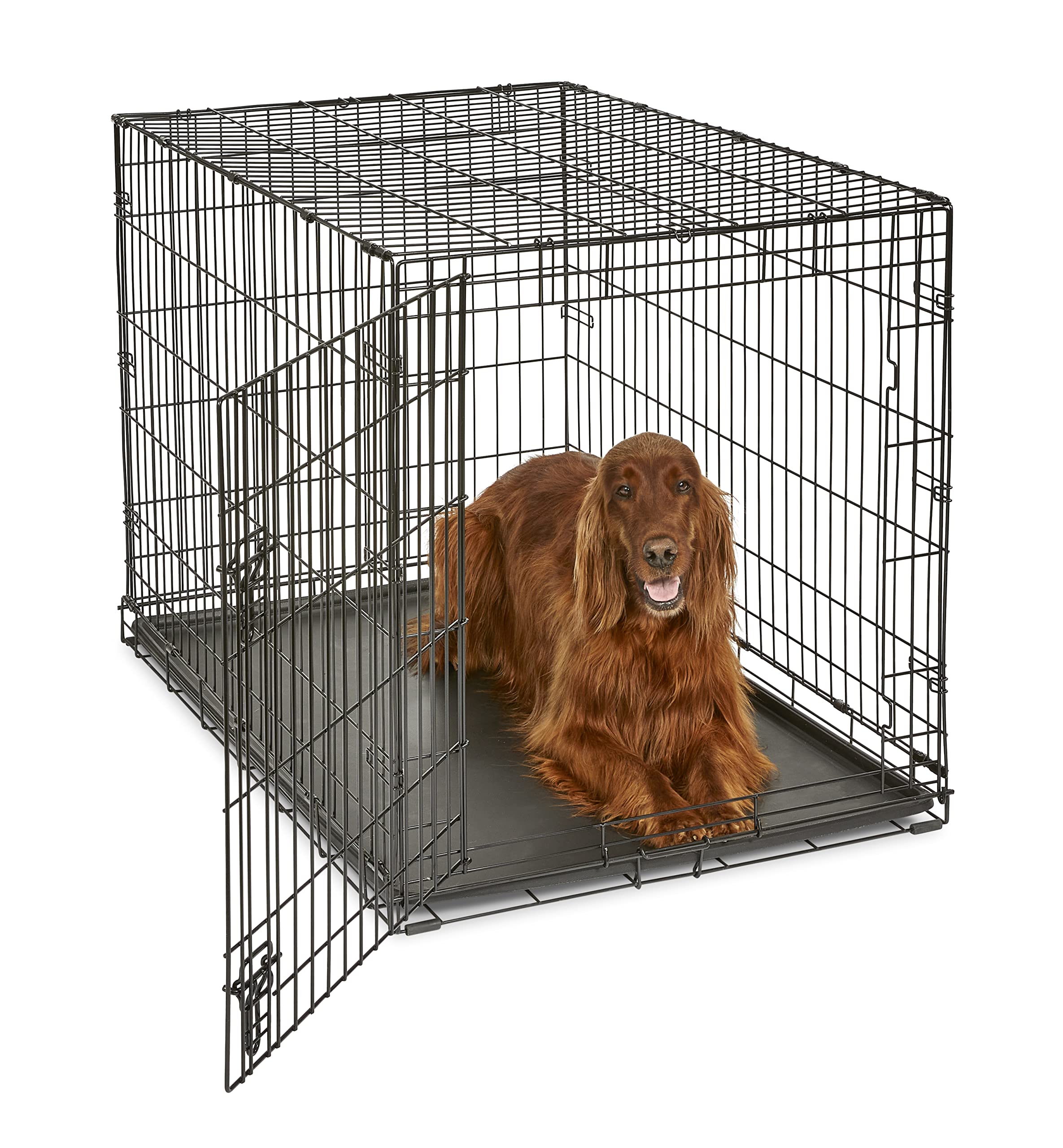 New World XL Kennel Single Door Dog Crate with Leak Proof Pan