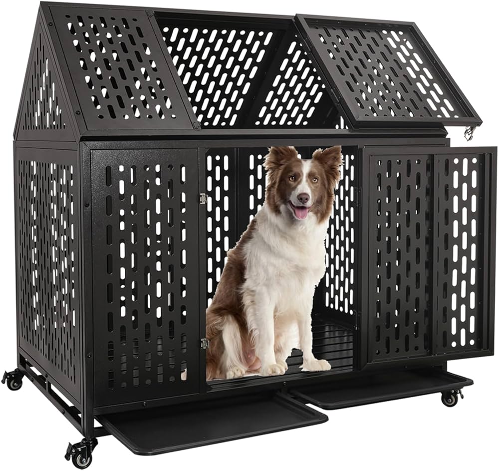 Indestructible Dog Crate for Labrador Retriever: Anxiety Relief