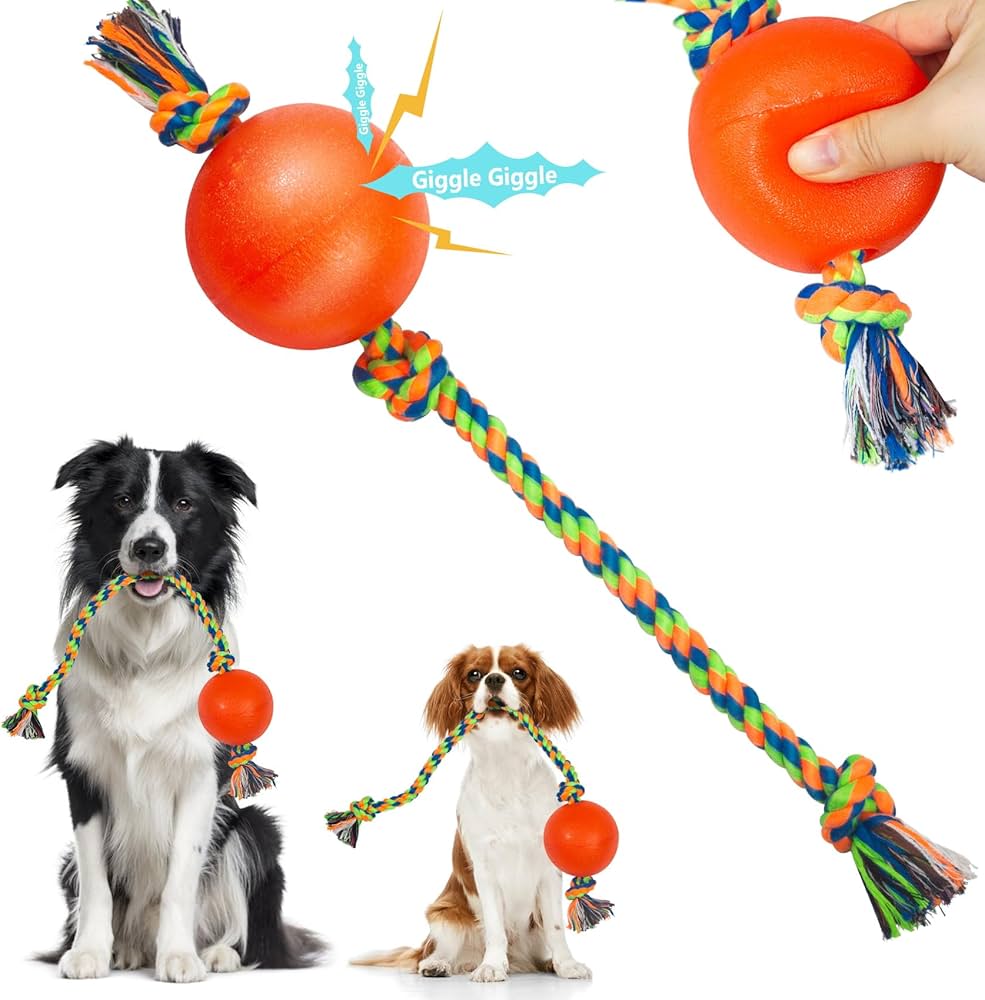 Dog Toy Rope Ball: Best Tug-of-War & Fetch Toys!