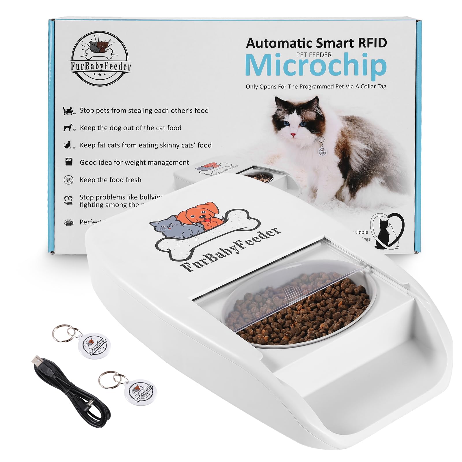 Wet Cat Food Feeder with Pet ID: Easy Setup Guide!