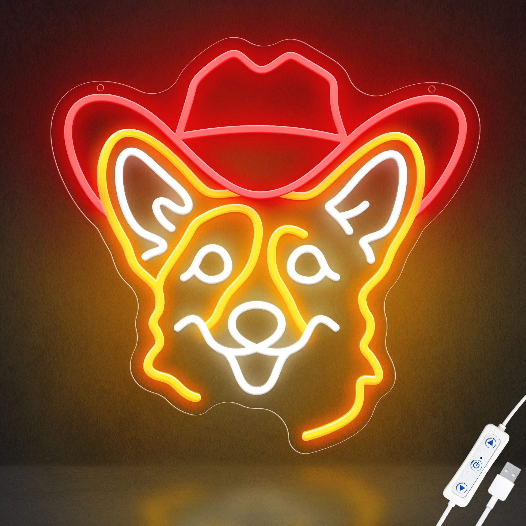 Corgi Neon Signs: Brighten Your Life with a Cute Pup!