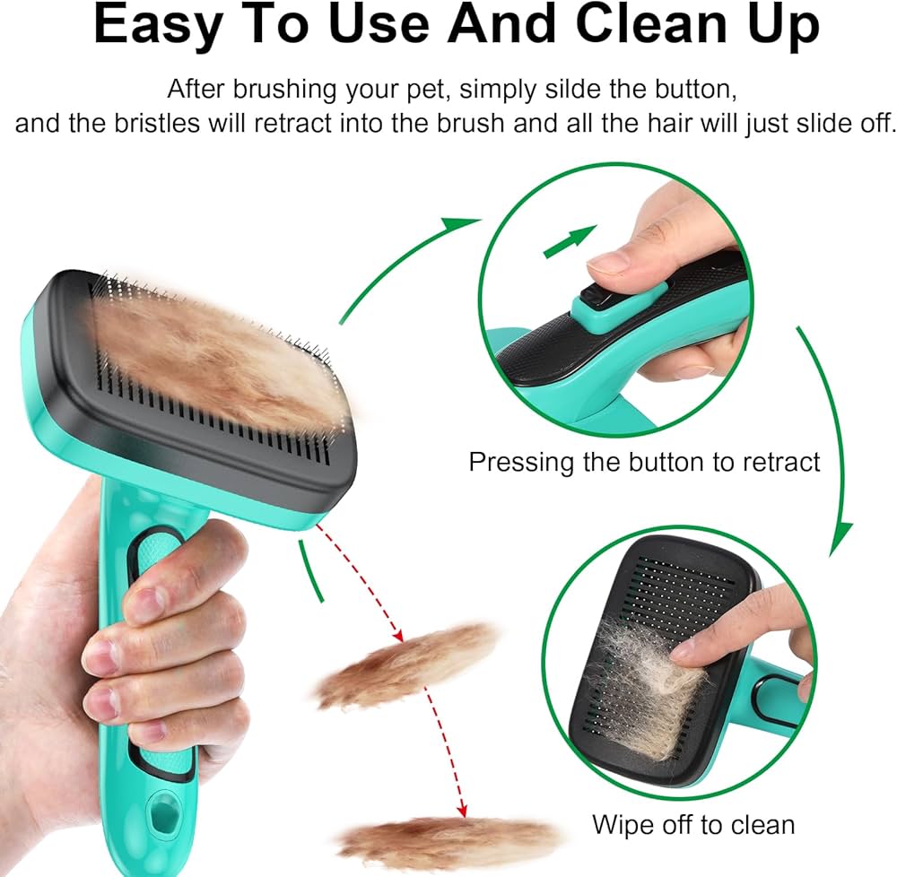 Using your new pet brush self cleaning? Simple tips for making pet grooming much faster and cleaner.