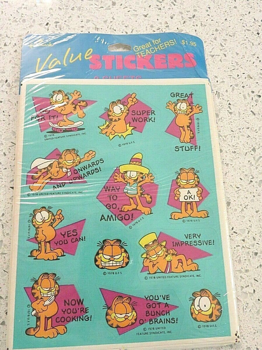 Are you looking for vintage Garfield stickers? Learn where collectors find these awesome classic designs!