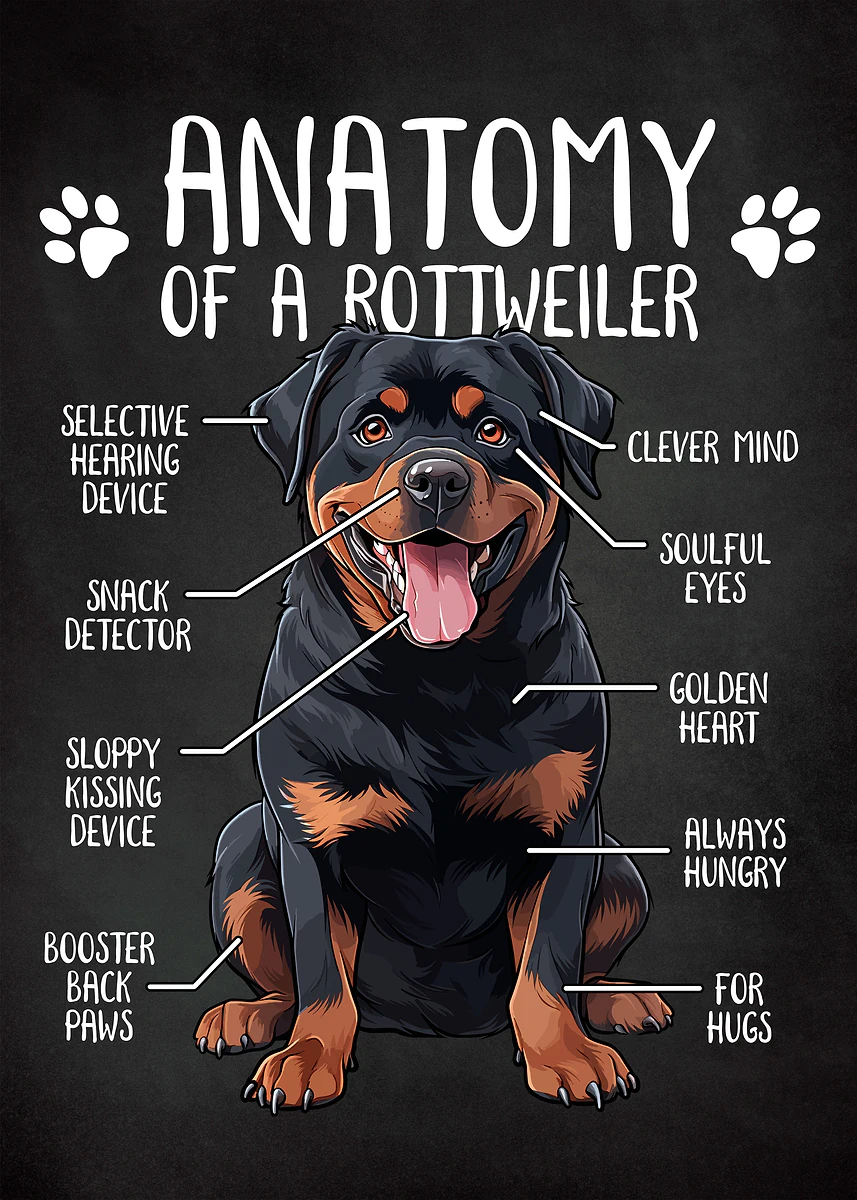 Understanding the Anatomy of a Rottweiler: Key Traits