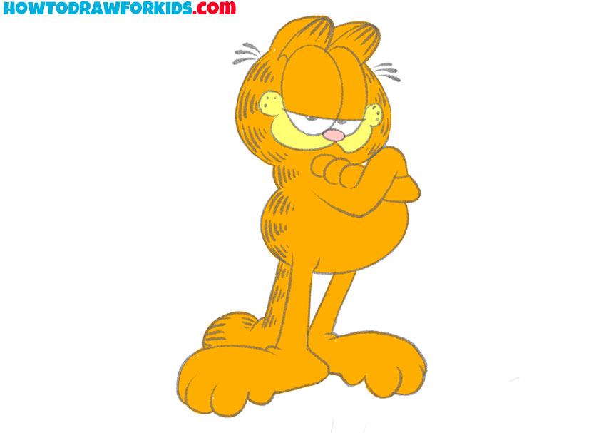 How to draw football garfield easily? Follow these simple steps now!
