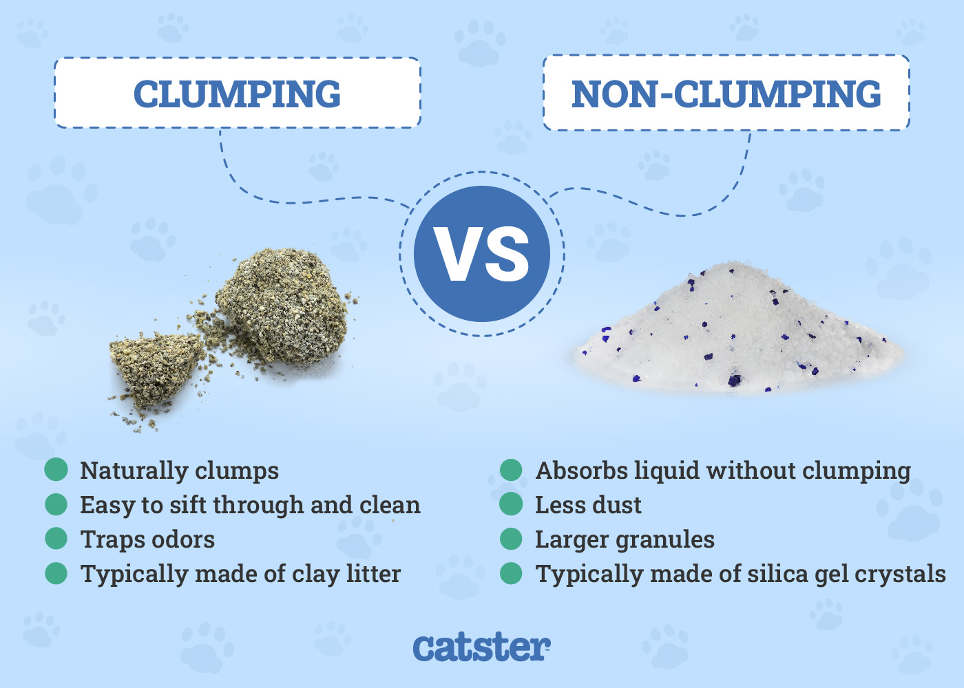 Making the Right Choice: Whats the difference between clumping and non clumping cat litter detailing the pros and cons.