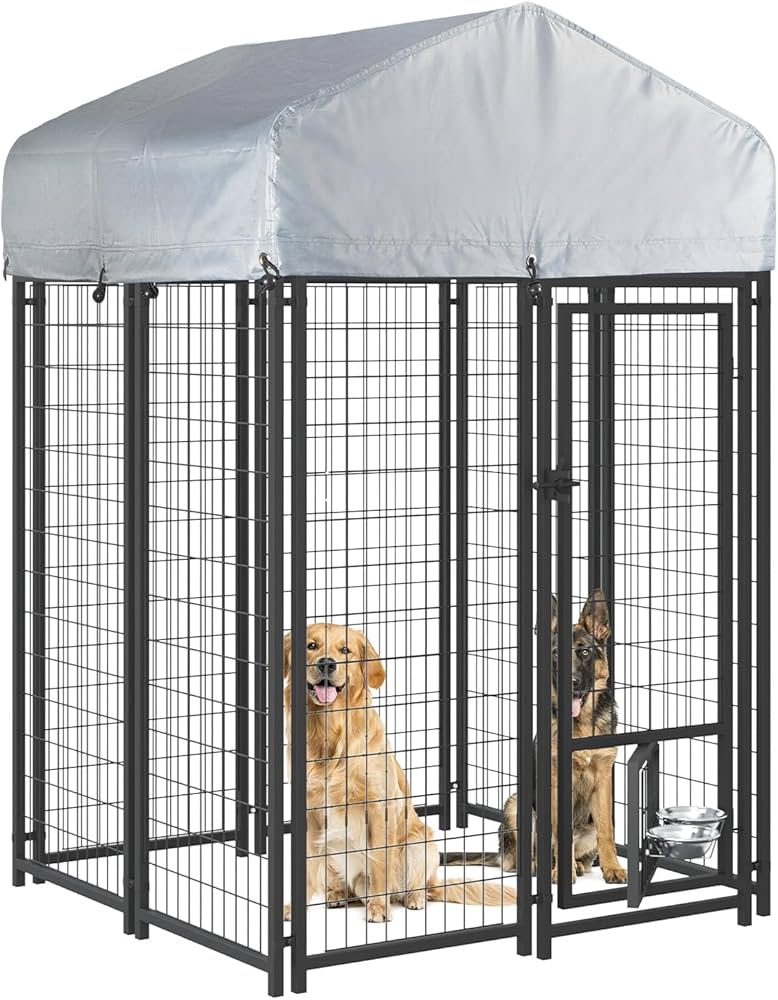 Durable 6 Dog Kennel: Keep Your Pets Safe and Secure