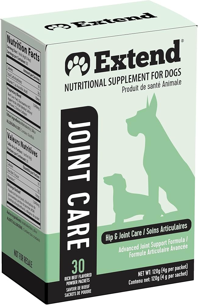 Does your dog show joint pain? Try extend pet health joint care for dogs (Real support for a happier, more comfortable life)